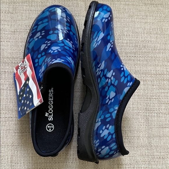 Sloggers Waterproof Garden Shoes Removable Comfortable Insoles Paw Prints NWT 8 - Picture 5 of 15